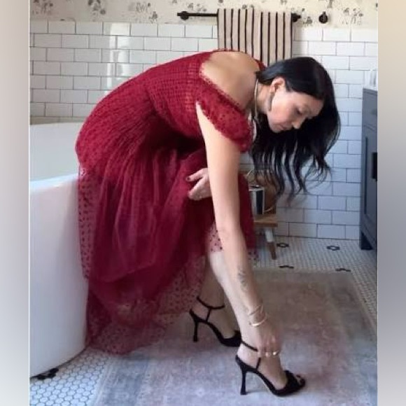 Doen Pamelina Red Dress XL - Picture 2 of 11